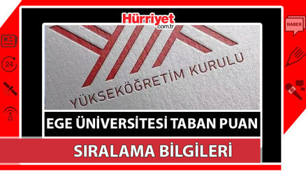 Ege Üniversitesi Taban Puanları 2023 ve Sıralama Bilgileri