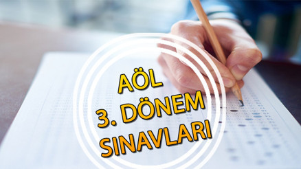 AÇIK ÖĞRETİM LİSESİ 3. DÖNEM SINAV TAKVİMİ 2023 || AÖL 3. dönem sınavları ne zaman, saat kaçta yapılacak AÖL 3. dönem sınavına kimler girebilir AÇIK ÖĞRETİM LİSESİ 3. DÖNEM SINAV TAKVİMİ 2023 || AÖL 3. dönem sınavları ne zaman, saat kaçta yapılacak AÖL 3. dönem sınavına kimler girebilir