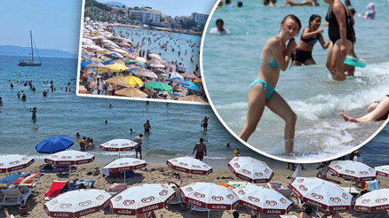 Bayramın üçüncü gününde tatilci akını... Plajlar doldu, taştı