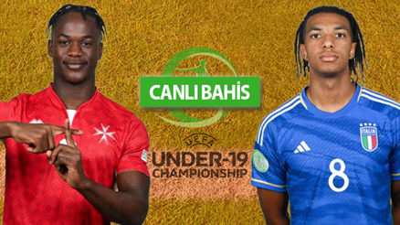 EURO U19 başlıyor, Malta ev sahibi İtalyada kimler dikkat çekiyor Muhtemel 11ler, iddaa oranları... EURO U19 başlıyor, Malta ev sahibi İtalyada kimler dikkat çekiyor Muhtemel 11ler, iddaa oranları...