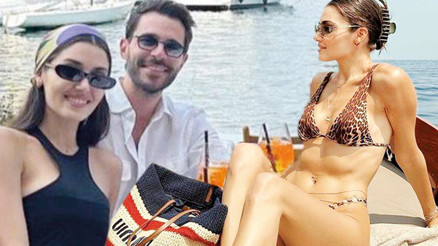 Hande Erçel ile Hakan Sabancının İtalyada tekne keyfi
