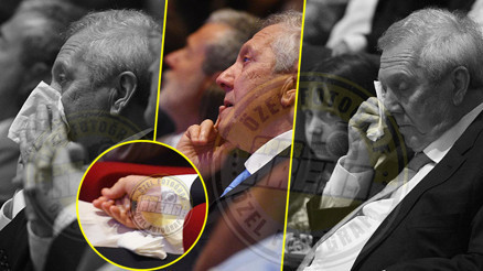 Aziz Yıldırım Fenerbahçe gecesinde gözyaşlarına hakim olamadı, ağlamamak için kızının elini tuttu Aziz Yıldırım Fenerbahçe gecesinde gözyaşlarına hakim olamadı, ağlamamak için kızının elini tuttu
