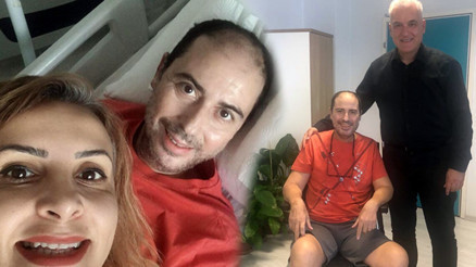 Oyuncu Şekip Taşpınar taburcu oldu Bana ikinci bir yaşam verdiniz
