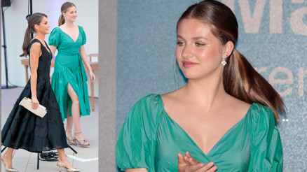 Anne yüreği gölgede kalmasına el vermedi: Kendi giymedi, kızına giydirdi