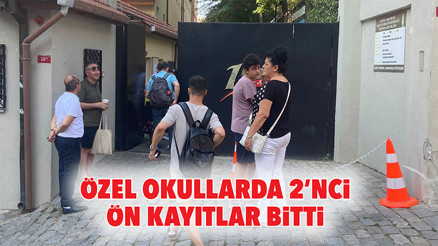 Özel okullarda 2inci kesin kayıt dönemi