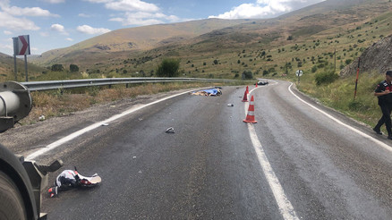 Kahramanmaraşta motosiklet sürücüsü Hüseyin Uzun kazada hayatını kaybetti