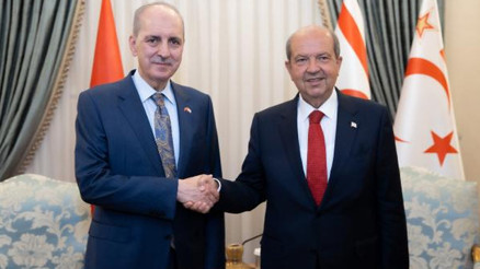 TBMM Başkanı Kurtulmuştan KKTCye ziyaret