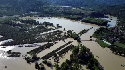 Düzcenin İçmeler Köyü böyle görüntülendi: Bölge su altında
