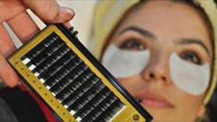 Şimdi moda ipek kirpik