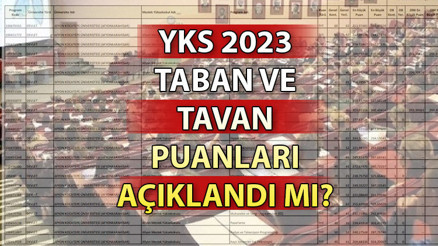 YKS TABAN PUANLARI VE BAŞARI SIRALAMASI 2023: 2 ve 4 yıllık üniversite taban puanları ve kontenjanları açıklandı mı AYT, TYT ve YDT hangi bölüm, en düşük kaç puanla alım yapıyor YKS TABAN PUANLARI VE BAŞARI SIRALAMASI 2023: 2 ve 4 yıllık üniversite taban puanları ve kontenjanları açıklandı mı AYT, TYT ve YDT hangi bölüm, en düşük kaç puanla alım yapıyor