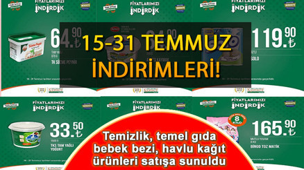 Tarım Kredi Kooperatif Market İndirimli Ürünler 15-31 Temmuz | Tarım Kredi Marketlerinde bu hafta neler var