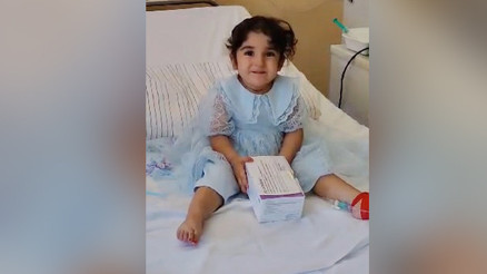 SMA ilacına kavuşan Asel bebek, yürümeye çok hevesli