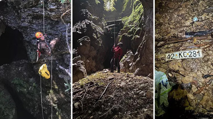 Antalya’da 50 metrelik mağarada Murat 124 bulundu