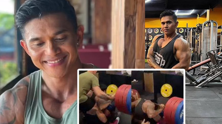 Ünlü fenomen kaldırdığı halterin altında kalarak can verdi