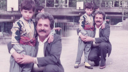 Babamın bu fotoğrafımızdaki yaşına girdim bu akşam...