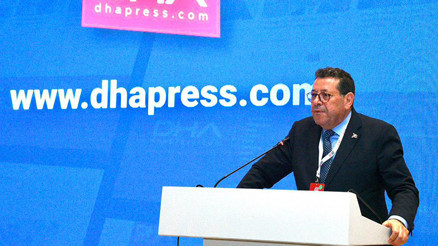 Demirören Haber Ajansının yeni projesi DHAPress, Şuşa Küresel Medya Forumunda tanıtıldı