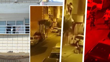 İstanbulda şaşkına çeviren görüntü Polisi karşılarında görünce balkondan böyle atladılar
