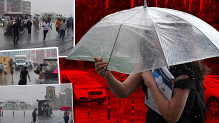 İstanbulda sağanak yağış sürprizi