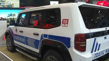Yerli ve milli zırhlı polis aracı TULGA 4x4 SUV İDEF’te yoğun ilgi gördü