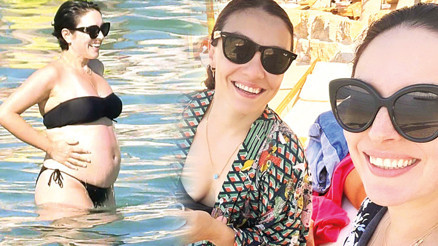 Bebek göründü... Ezgi Mola doğum için gün sayıyor