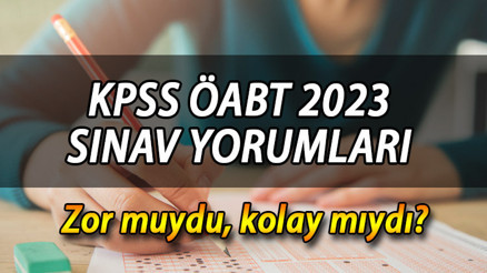 KPSS SINAV YORUMLARI 2023 | KPSS ÖABT zor muydu, kolay mıydı KPSS ÖABT sınav yorumları ve sosyal medya paylaşımları 2023 KPSS SINAV YORUMLARI 2023 | KPSS ÖABT zor muydu, kolay mıydı KPSS ÖABT sınav yorumları ve sosyal medya paylaşımları 2023