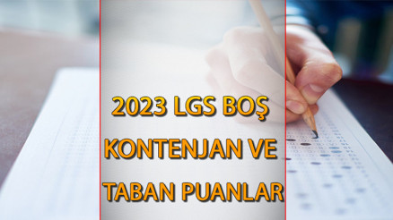 MEB LGS boş kontenjanlar ve taban puanları 2023 (E-okul)|| Anadolu Lisesi, Fen Lisesi, İmam Hatip Lisesi, Meslek Lisesi LGS taban puanları ve boş kontenjanlar sorgulama ekranı