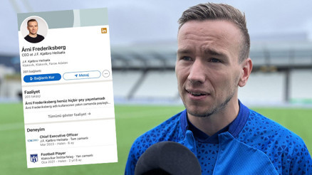 Son Dakika: Galatasarayı korkutan golcü Arni Frederiksbergin asıl mesleği şaşırttı Geceye damga vurdu, işler tersine döndü...