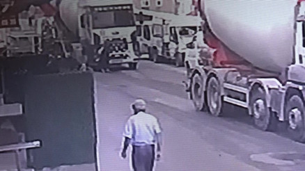 Pendik’te korkunç kaza Beton mikserinin altından kriko ile kurtarıldı