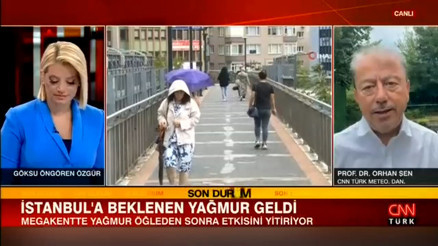 İstanbula beklenen yağmur geldi