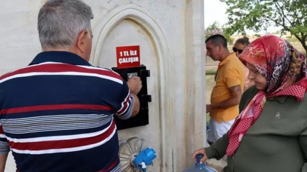 Su sıkıntısı yaşanan Keşan’da, çeşmeler ücretli hale getirildi
