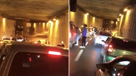 Ümraniyedeki asker eğlencesinde tüneli kapatanlara ceza yağdı