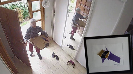 Eski Büyükelçi Mehmet Orhan Akaya kızı ve damadından büyük şok... Ünlü ressamın tablosunu sahtesiyle değiştirdiler