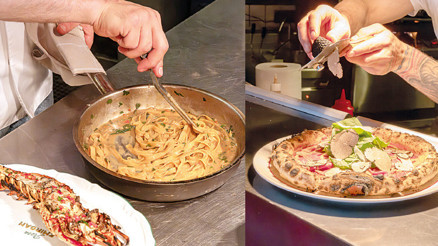 Şehirdeki tüm İtalyanlara kafa tutuyor