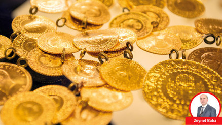 Altında ışıltı zayıfladı