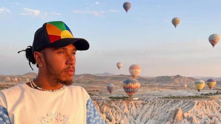 F1 şampiyonu Lewis Hamilton, Kapadokya’ya hayran kaldı