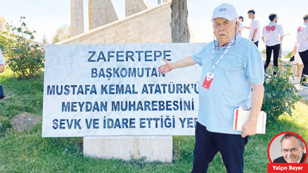 Atatürk’ün taarruz emrini verdiği o tepede gözyaşlarımı tutamadım