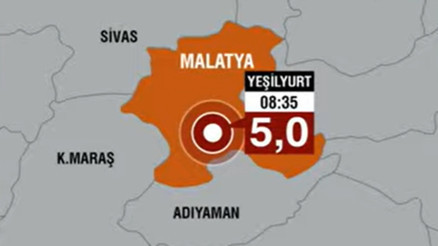 Malatyada 5 büyüklüğünde deprem... İçişleri Bakanı Yerlikayadan ilk açıklama: Saha tarama çalışmaları başladı