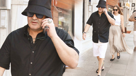 Tanınmamak için her yolu denedi... Şapkalı kamuflaj