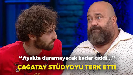 MasterChef Çağataya ne oldu, hasta mı, durumu nasıl Çektiği acıya dayanamadı, stüdyoyu terk etti... Somer Şeften açıklama geldi; Bu böyle sürecekse....