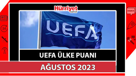 ÜLKE PUANI SIRALAMASI 30 AĞUSTOS 2023 GÜNCEL SON DURUM | Türkiye ülke sıralamasında kaçıncı Ülke puanında yükseliş sürüyor... İşte güncel Türkiye UEFA ülke puanı son durum...