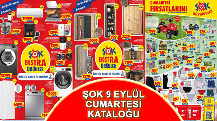 ŞOK AKTÜEL ÜRÜNLER KATALOĞU (9 Eylül 2023 Cumartesi) | ŞOK’ta Airfryer, kitaplık, çalışma masası, mutfak şefi, dolap ve derin dondurucu satışa çıkıyor İşte yeni ürünler listesi... ŞOK AKTÜEL ÜRÜNLER KATALOĞU (9 Eylül 2023 Cumartesi) | ŞOK’ta Airfryer, kitaplık, çalışma masası, mutfak şefi, dolap ve derin dondurucu satışa çıkıyor İşte yeni ürünler listesi...