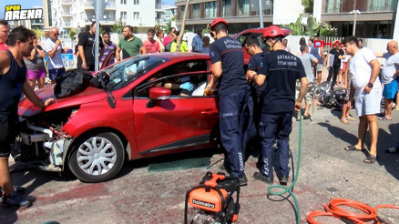 Antalyasporlu Naldonun ailesi kaza geçirdi: 1i ağır, 5 yaralı