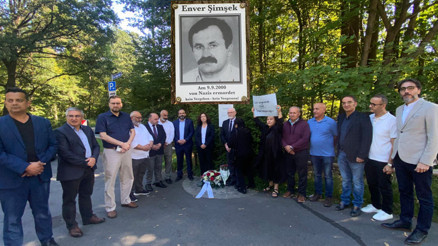 NSU Kurbanı Enver Şimşek için anma töreni