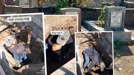 Diyarbakır’da mezarlıkta tepki çeken görüntü Kabirden çıkardığı kemikleri fırlattı... Sosyal medyadan paylaştı