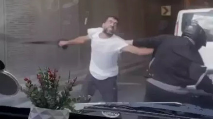 Avcılarda trafikte dehşete düşüren kavga