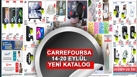 CarrefourSA 17-20 Eylül Kataloğu belli oldu Carrefour’da bu hafta teknoloji ürünlerinde indirim fırsatı: Oyun konsolu, akıllı cep telefonu, televizyon ve tablet satışa çıktı