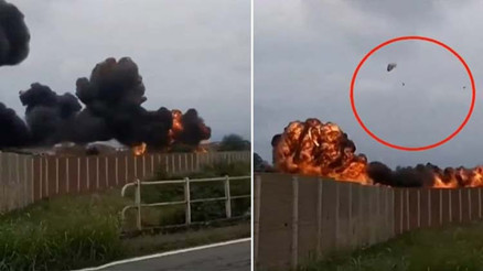 Son dakika... İtalyada gösteri uçağı düştü