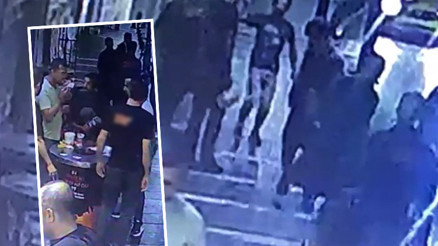 Beşiktaşta restorandan kovulunca ortalığı birbirine kattı Müşterilerin üstüne tiner attı