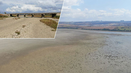 İstanbuldaki barajlarda kritik eşik Büyükçekmece çöle döndü... 4 baraj kuruma noktasına geldi
