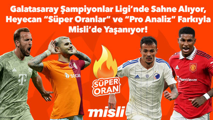 Galatasarayın A Grubunda yer aldığı Şampiyonlar Ligi bu gece başlıyor Misliden Pro Analiz farkıyla son detaylar...